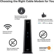 Load image into Gallery viewer, ARRIS Surfboard SBG8300-RB DOCSIS 3.1 Gigabit Cable Modem & AC2350 Dual Band Wi-Fi Router