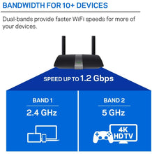 Load image into Gallery viewer, LINKSYS EA6350 AC1200+ Dual-Band Wi-Fi Router