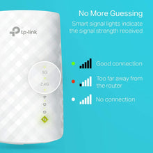 Load image into Gallery viewer, TP-Link AC750 WiFi Extender (RE220), Covers Up to 1200 Sq.ft and 20 Devices, Up to 750Mbps Dual Band WiFi Range Extender, WiFi Booster to Extend Range of WiFi Internet Connection
