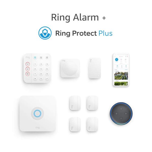 All-new Ring Alarm 8-piece kit (2nd Gen) with Ring Indoor Cam and Echo Show 5